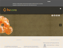 Tablet Screenshot of frusana.net